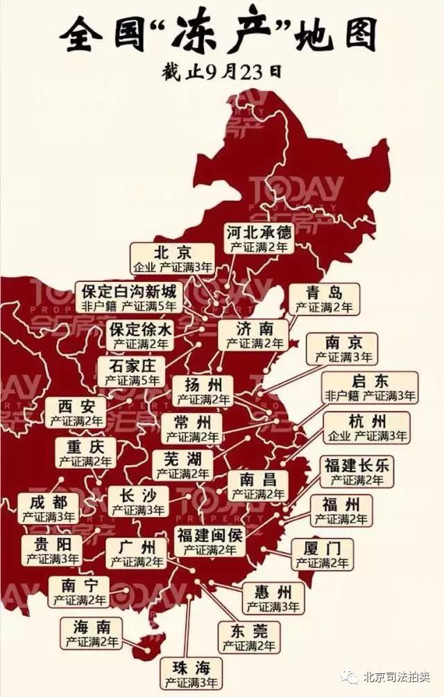 广为流传的全国限售地图_买便宜法拍房 就上北京法拍网